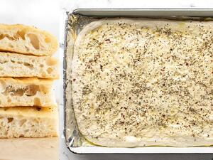 خبز الفوكاتشيا الإيطالي السريع