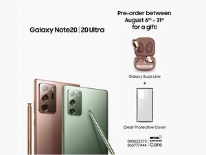 سامسونج إلكترونيكس المشرق العربي تعلن بدء استقبال طلبات الحجز المسبق لهاتفي Galaxy Note20 وGalaxy Note20 Ultra الذكيين