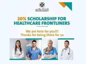 Abu Dhabi University Introduces a 20% Discount for Healthcare Heroes and Their Families