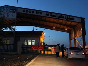 The Jaber border crossing between Jordan and Syria, 95 km north of the capital Amman, in April 2011 (AFP)