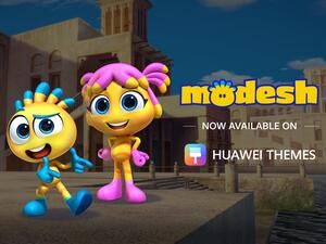 تطبيق Huawei Themes يقدم الشخصيتين المحبوبتين مدهش ودانة للمستخدمين في الإمارات