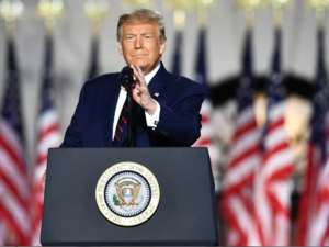 Trump also described Biden's presidential platform as "the most extreme set of proposals ever put forward by a major party nominee." (AFP)