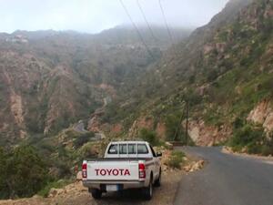 جبال العبادل في شرق محافظة العارضة