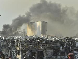 الانفجار المدمر الذي هز أمس مرفأ العاصمة اللبنانية بيروت