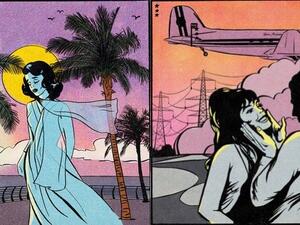 One Saudi artist, Zaina Hassan chose to express her attachment to Jeddah by reimagining it through ’80s pop art. (Twitter)