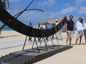 Art by the Sea: 7 Egyptian Sculptors Show Us the Beauty of Their Trade on the Shores of Almaza Bay  (Twitter)