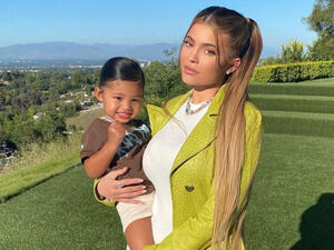 Stormi's dad Travis Scott was not along for the trip.