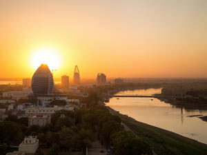A sunset view of river Nile in Khartoum, Sudan  (Shutterstock)	