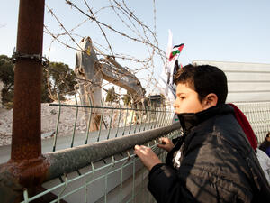 A Palestinian boy  (Shutterstock)	