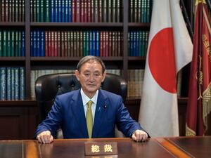 Japan's ruling party on September 14 elected chief cabinet secretary Yoshihide Suga its new leader, making him all but certain to replace Shinzo Abe as the country's next prime minister. Nicolas Datiche / POOL / AFP