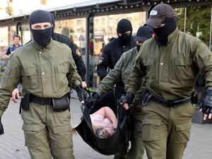 Belarus President Alexander Lukashenko, who has ruled the ex-Soviet state for 26 years, claimed to have defeated opposition leader Svetlana Tikhanovskaya with 80 percent of the vote in the August 9, elections. TUT.BY / AFP