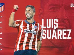 سواريز بقميص أتلتيكو