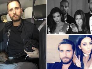 كيم كارداشيان وسكوت ديسك وكورتني كارداشيان