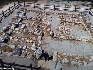 Archaeologists uncovered this Canaanite fortress in a forest near Kiryat Gat, Israel. Dating to the 12th-century B.C. (Israel Antiquities Authority)