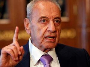 The Lebanese Parliament speaker and leader of the Amal movement, Nabih Berri (Twitter)