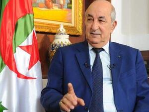 The Algerian President Abdelmadjid Tebboune (Twitter)