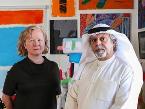 Painter, sculptor and land artist, Mohamed Ahmed Ibrahim (Twitter)