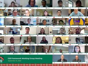 وزارة المالية تشارك في الاجتماع الخامس لمجموعة عمل الإطار ضمن المسار المالي لمجموعة العشرين