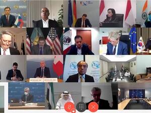 وزارة المالية ووزارة الصحة ووقاية المجتمع تشاركان في الاجتماع المشترك لوزراء المالية والصحة ضمن مجموعة العشرين