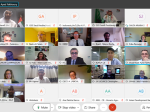 وزارة المالية تشارك في الاجتماع الرابع لمجموعة عمل البنية التحتية ضمن المسار المالي لمجموعة العشرين