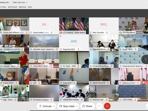 وزارة المالية ووزارة الصحة ووقاية المجتمع تشاركان في اجتماع وكلاء وزارة المالية ووزارة الصحة ضمن مجموعة العشرين