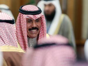 Kuwaiti crown prince Sheikh Nawaf Al-Ahmad Al-Jaber Al-Sabah in Kuwait City, Kuwait on 19 January 2014 [YASSER AL-ZAYYAT/AFP/Getty Images]