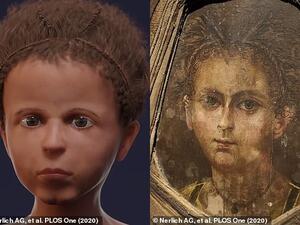 The boy was uncovered in the 1880s in a cemetery close to the pyramid of Hawara in Lower Egypt, near the Fayum region. (Nerlich AG, et al. PLOS One (2020))