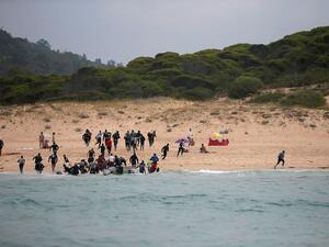 مهاجرون على السواحل الاسبانية