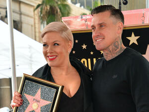 Pink and Hart expressed their gratitude for their marriage and family while celebrating their 14th wedding anniversary in January. 