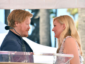 Jesse Plemons & Kirsten Dunst at the Hollywood Walk of Fame Star Ceremony honoring Kirsten Dunst, (Shutterstock/ File Photo)