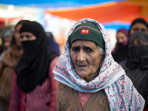 82 year old Bilkis in a Anti CAA (citizenship Amendment Act ) Protest at Shaheen Bagh  (Shutterstock)