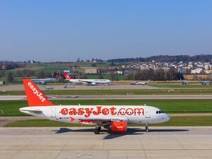 EasyJet taxiing in the Zurich airport. (Shutterstock/ File Photo)