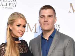 باريس هيلتون وحبيبها كارتر