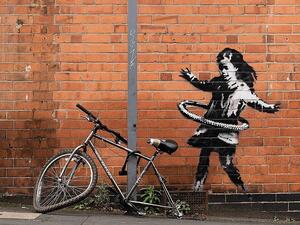 Banksy posted an image of the mural on his Instagram account on Saturday, seemingly putting an end to speculation as to the provenance of the graffiti - but a Birmingham based artist has now staked his own claim to the piece (Instagram)