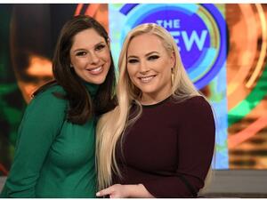 New mom Meghan McCain (R) is celebrating the joys of motherhood. (Instagram)
