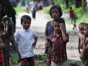 More than 34,000 Rohingya were also thrown into fires while over 114,000 others were beaten. (AFP)
