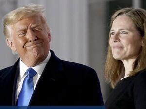 Amy Coney Barrett sworn in as Supreme Court justice at White House (Twitter)
