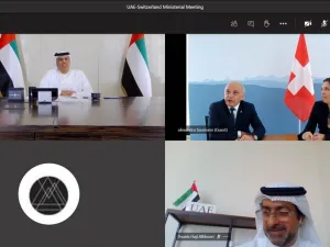 H.E. Obaid Humaid Al Tayer meets with Swiss Finance Minister