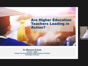 Mansoor Al Awar Calls for Investing in Leadership and Professional Skills of Teachers Being the Cornerstone of Education in the Future