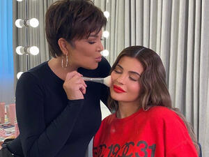 Kylie recently shared a video of herself letting Kris have a go at doing her makeup in a on YouTube.