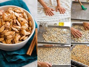 وصفة بذور القرع المحمصة