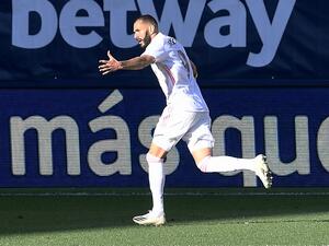 The French frontman has been a regular source of end product for the Blancos down the years, but he prides himself on being a team player as well (Photo: AFP)