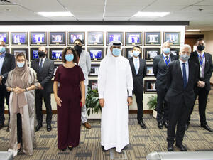 أمن مجموعة الإمارات يستقبل وفداً من المملكة المتحدة