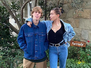  Hailey also posted her own tribute