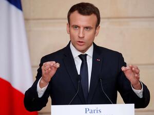 الرئيس الفرنسي ماكرون