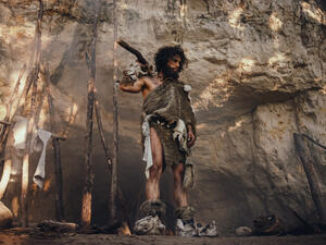 Neanderthals were a species that lived alongside humans tens of thousands of years ago and were very similar in appearance and size but were generally stockier and more muscular (Shutterstock/ File Photo)