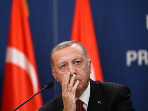 Turkey's President Recep Tayyip Erdogan  (Shutterstock)	