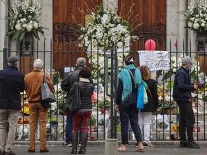 The killings came two weeks after a French teacher was decapitated outside his school north of Paris by a suspected Islamist extremist. The teacher had shown his pupils cartoons of the Prophet Mohammed during a lesson on freedom of speech.  Valery HACHE / AFP