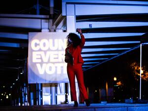 Democratic presidential challenger Joe Biden on November 4 neared the magic number of 270 electoral votes needed to win the White House with several battleground states still in play, as incumbent President Donald Trump challenged the vote count. Kathryn ELSESSER / AFP