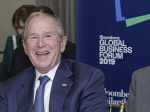 Former US president George W. Bush has offered his "warm congratulations" to President-elect Joe Biden, calling the Democrat "a good man, who has won his opportunity to lead and unify our country." Kena Betancur / AFP